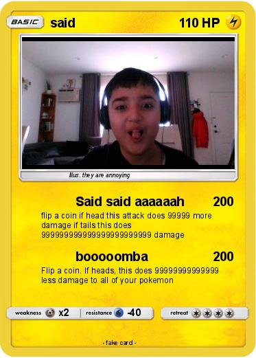 Pokemon said