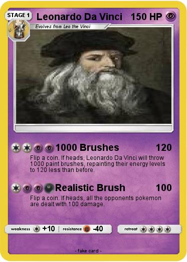 Pokemon Leonardo Da Vinci