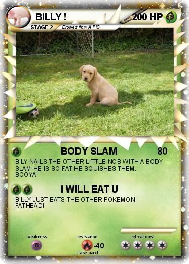 Pokemon BILLY !