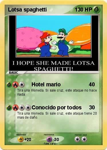 Pokemon Lotsa spaghetti