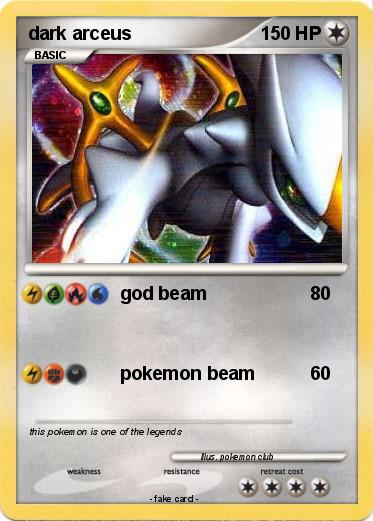 Pokemon dark arceus