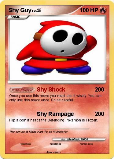 Pokemon Shy Guy