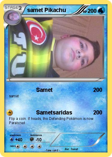 Pokemon samet Pikachu