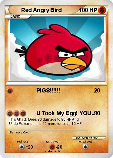 Pokemon Red Angry Bird