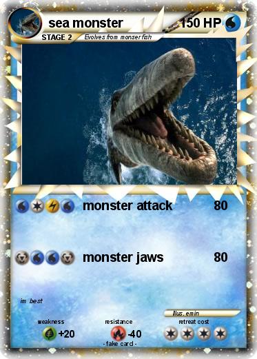 Pokemon sea monster