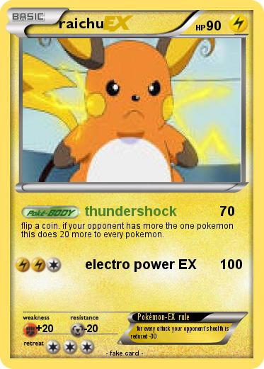 Pokemon raichu