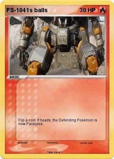 Pokemon FS-1041s balls