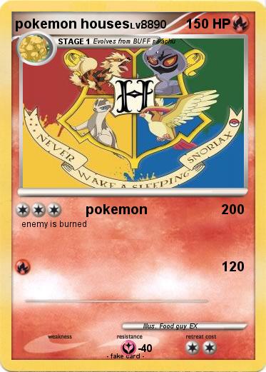 Pokemon pokemon houses