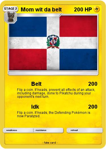 Pokemon Mom wit da belt