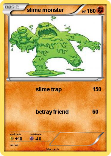 Pokemon slime monster