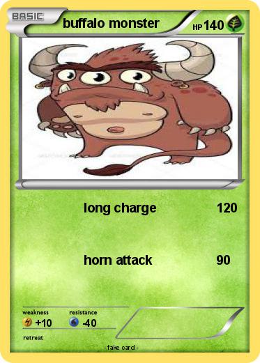 Pokemon buffalo monster