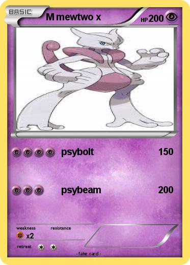 Pokemon M mewtwo x