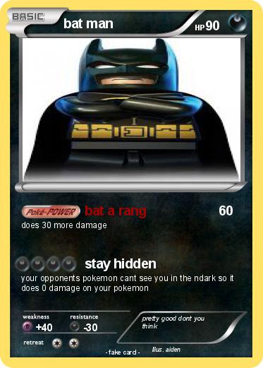 Pokemon bat man