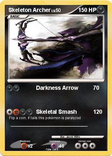 Pokemon Skeleton Archer