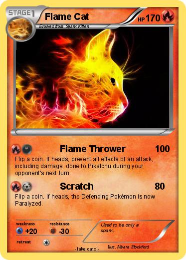 Pokemon Flame Cat