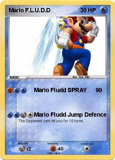 Pokemon Mario F.L.U.D.D