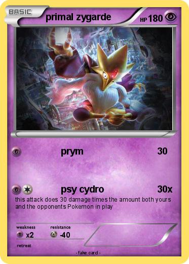 Pokemon primal zygarde