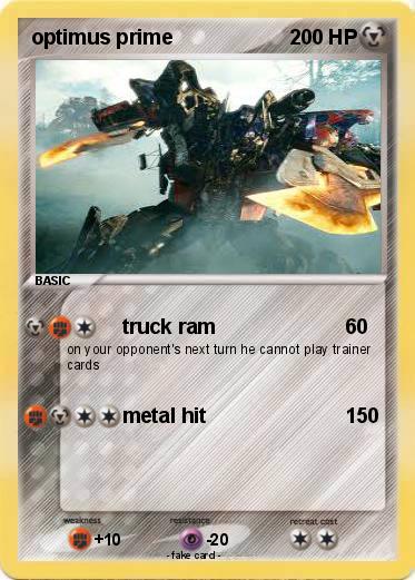 Pokemon optimus prime