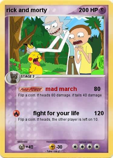 Pokemon rick and morty