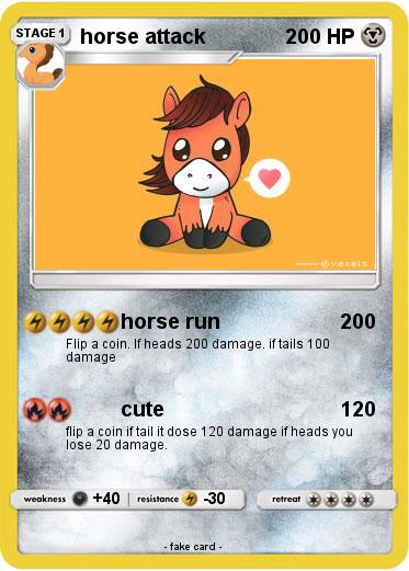 Pokemon horse attack
