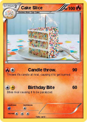Pokemon Cake Slice