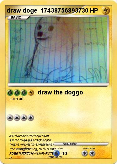 Pokemon draw doge  174387568937