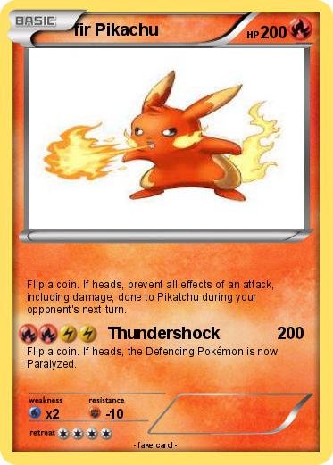 Pokemon fir Pikachu