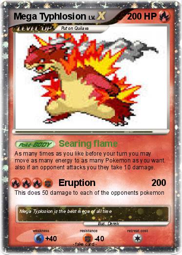 Pokemon Mega Typhlosion