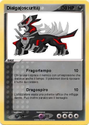 Pokemon Dialga(oscurità)