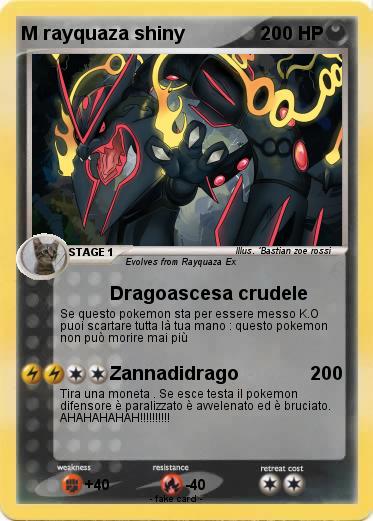 Pokemon M rayquaza shiny