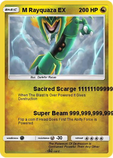 Pokemon M Rayquaza EX