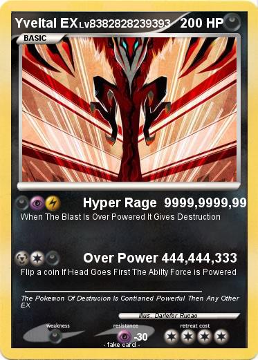 Pokemon Yveltal EX
