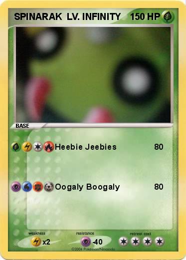 Pokemon SPINARAK  LV. INFINITY