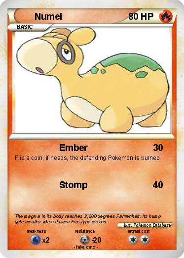 Pokemon Numel Pokemon Numel