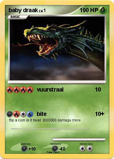 Pokemon baby draak