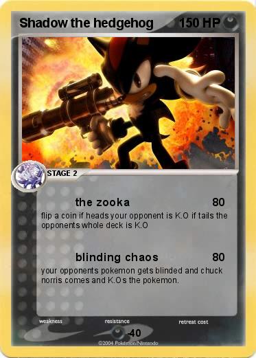 Pokemon Shadow the hedgehog