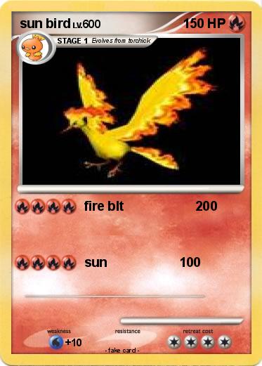 Pokemon sun bird