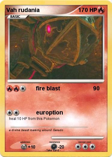 Pokemon Vah rudania