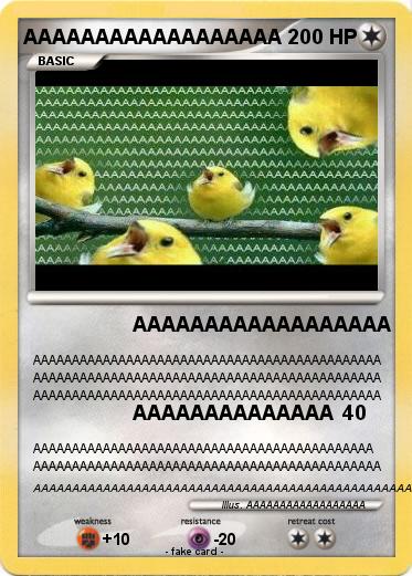 Pokemon AAAAAAAAAAAAAAAAAA