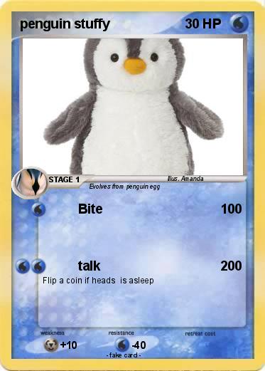 Pokemon penguin stuffy