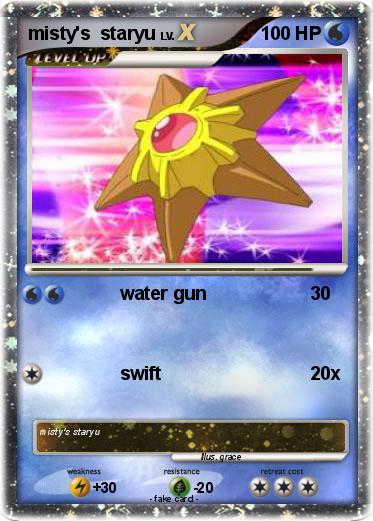Pokemon misty's  staryu