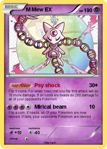 Pokemon M Mew EX