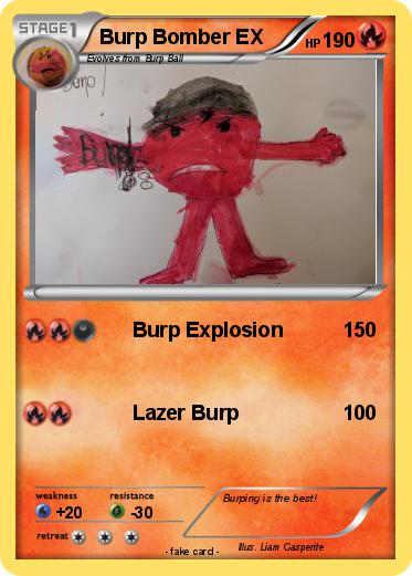 Pokemon Burp Bomber EX