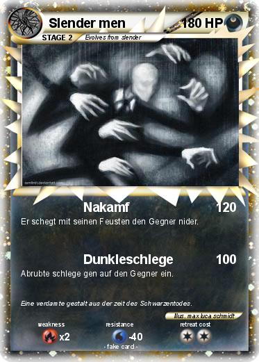 Pokemon Slender men