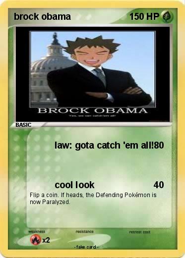 Pokemon brock obama