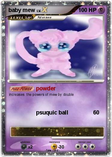 Pokemon baby mew