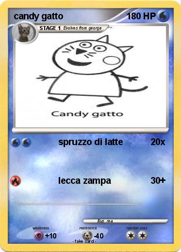 Pokemon candy gatto