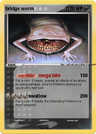 Pokemon bridge worm