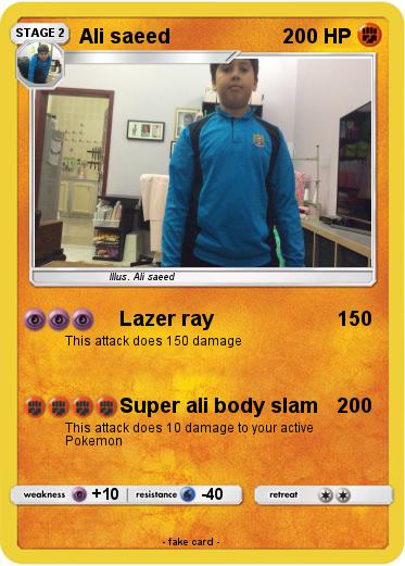 Pokemon Ali saeed