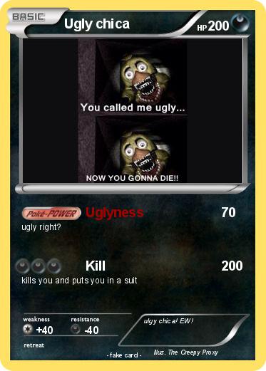 Pokemon Ugly chica